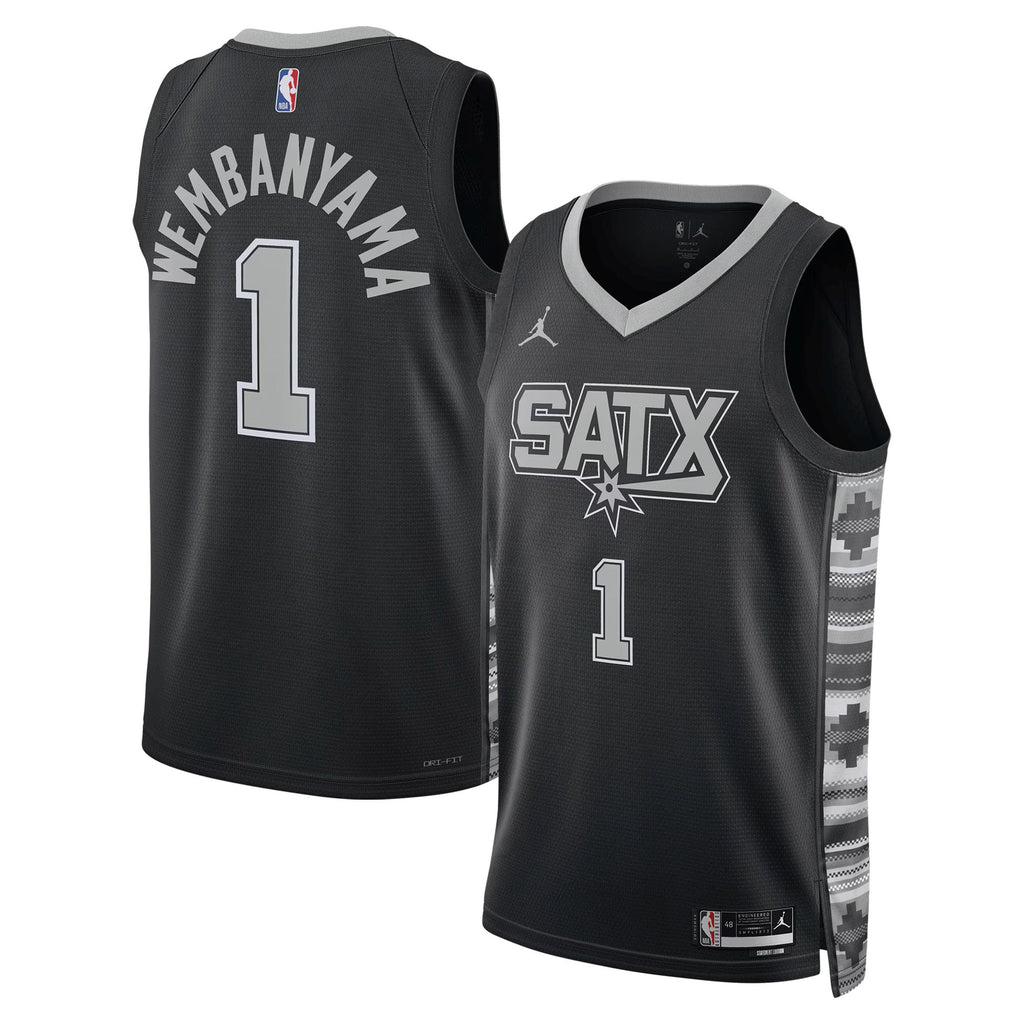 Victor Wembanyama San Antonio Spurs Statement Edition Swingman Basketball Jersey - Unisex
