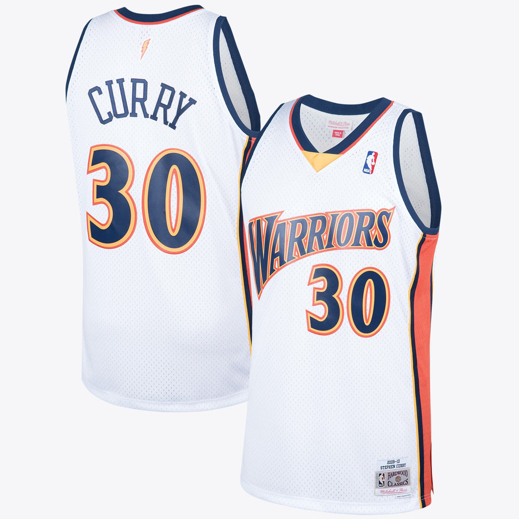 Stephen Curry Golden State Warriors 2009 Hardwood Classics Swingman Home Basketball Jersey - White - Mens