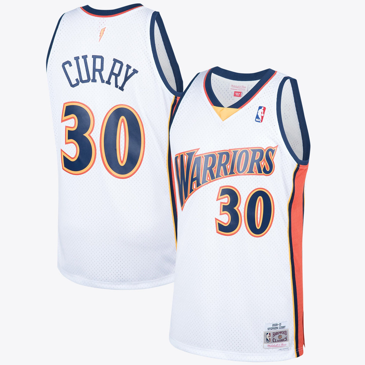 Stephen Curry Golden State Warriors 2009 Hardwood Classics Swingman Home Basketball Jersey - White - Mens