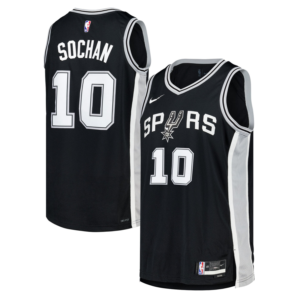 Jeremy Sochan San Antonio Spurs Icon Basketball Jersey - Unisex