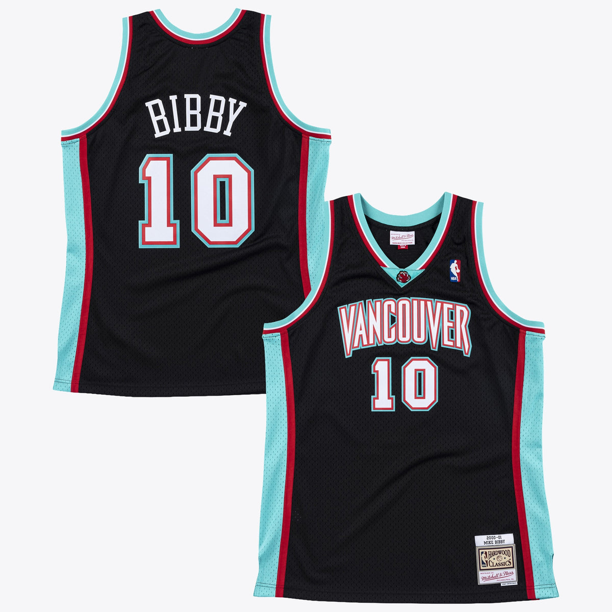 Mike Bibby Vancouver Grizzlies 2000 Authentic Swingman Basketball Jersey - Black