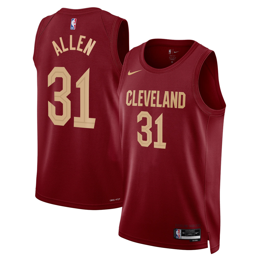 Jarrett Allen Cleveland Cavaliers Icon Edition Swingman Basketball Jersey - Maroon - Unisex