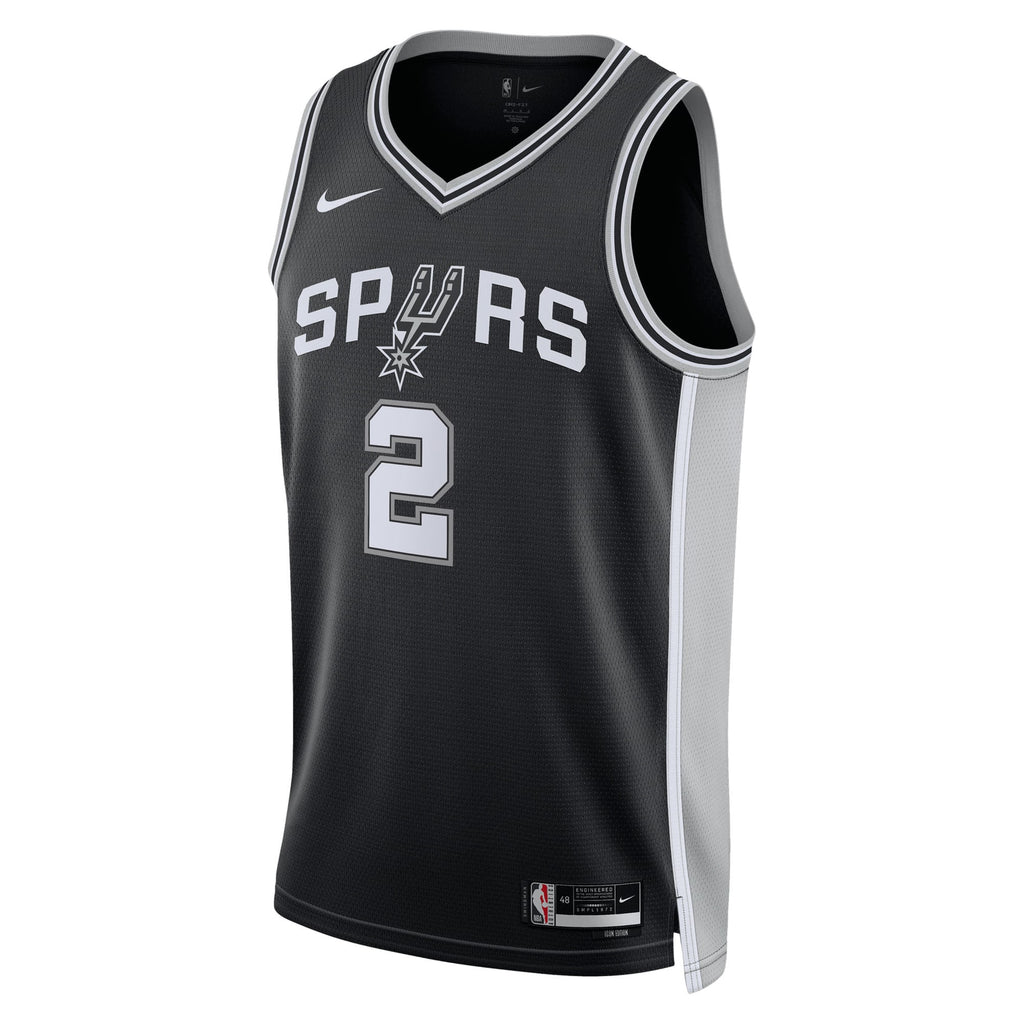 Dylan Harper San Antonio Spurs 2025 Icon Edition Swingman Basketball Jersey - Black - Unisex