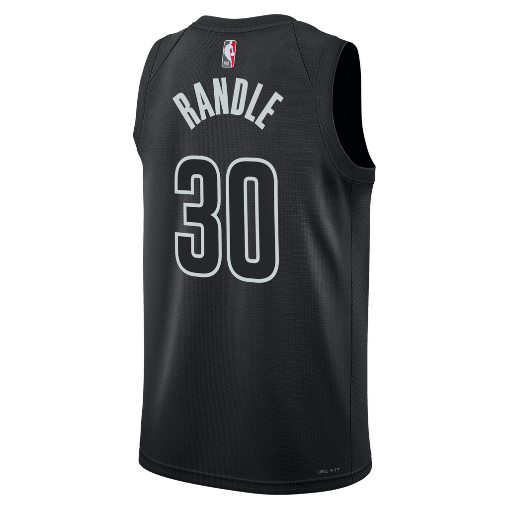 Julius Randle Brooklyn Nets Statement Edition Swingman Basketball Jersey - Black - Unisex