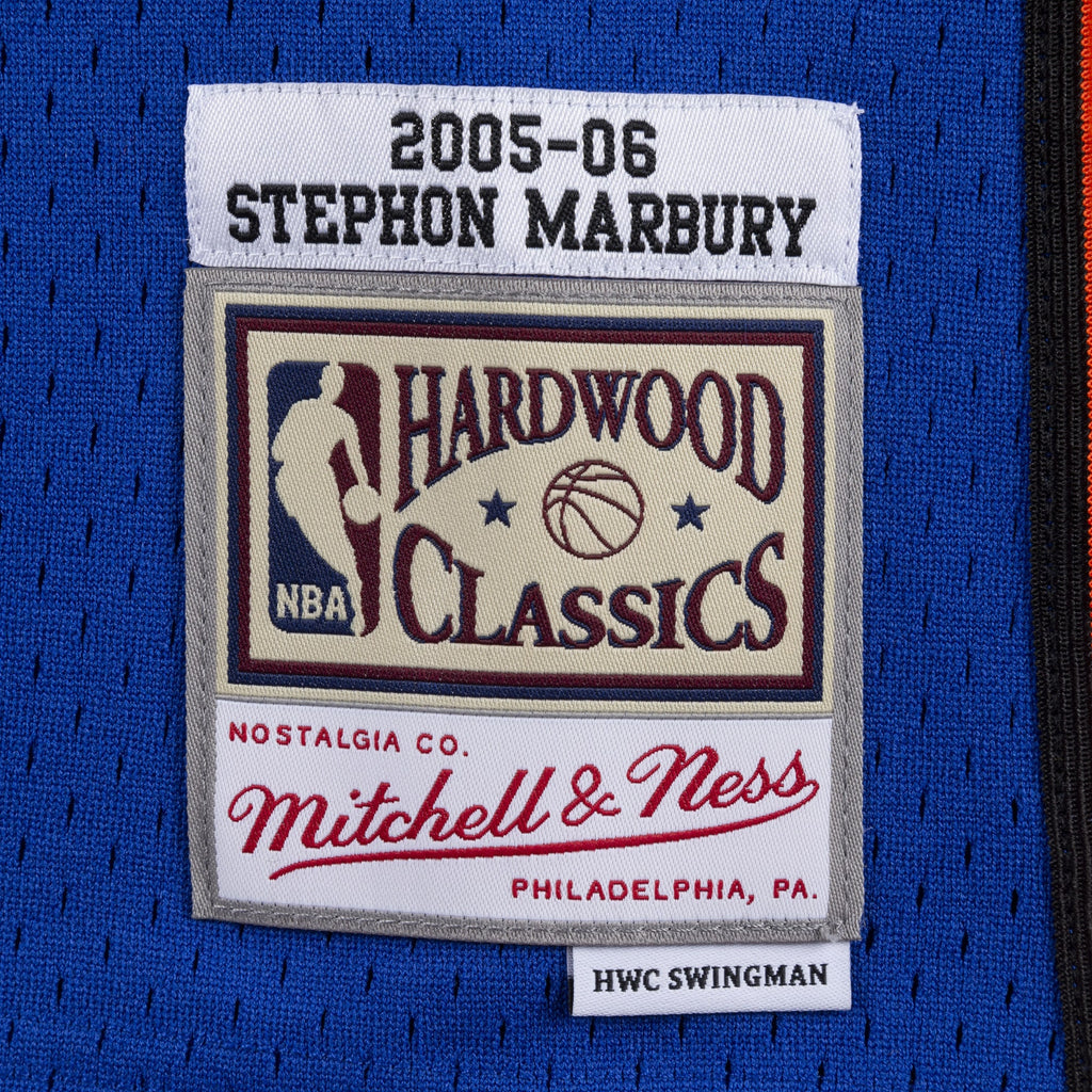 Stephon Marbury New York Knicks 2006 Authentic Swingman Basketball Jersey - Royal Blue