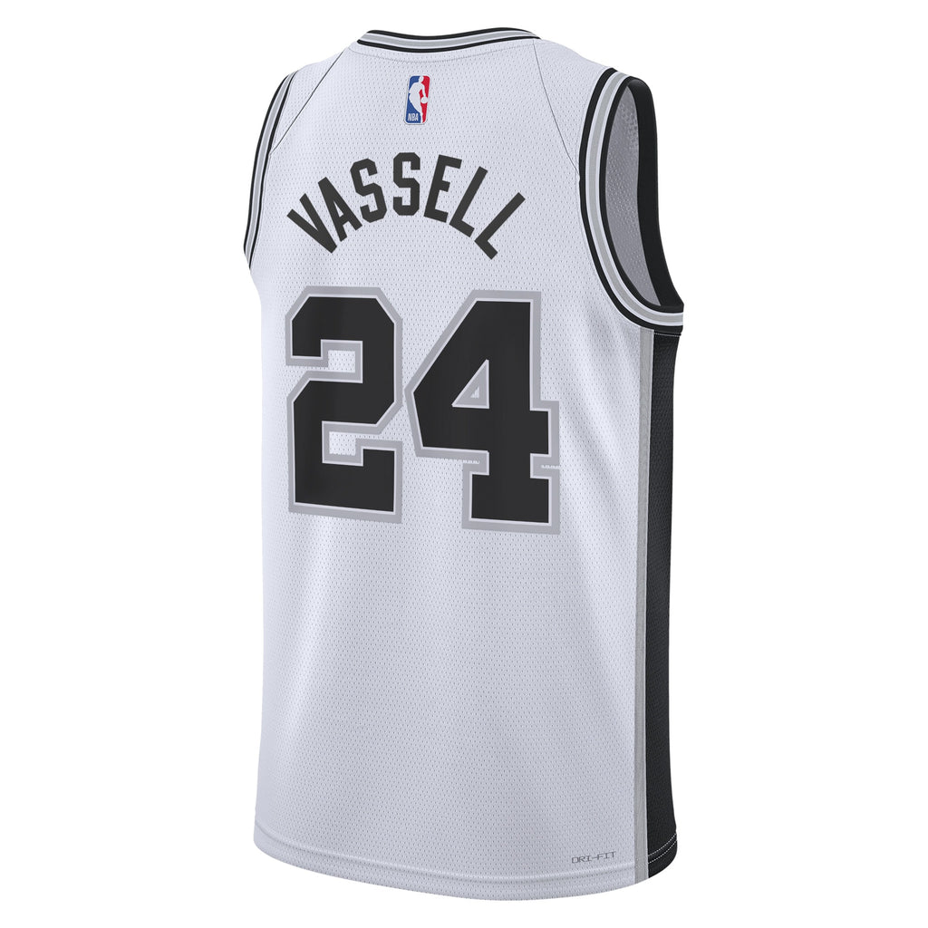 Devin Vassell San Antonio Spurs Association Edition Swingman Basketball Jersey - White - Unisex
