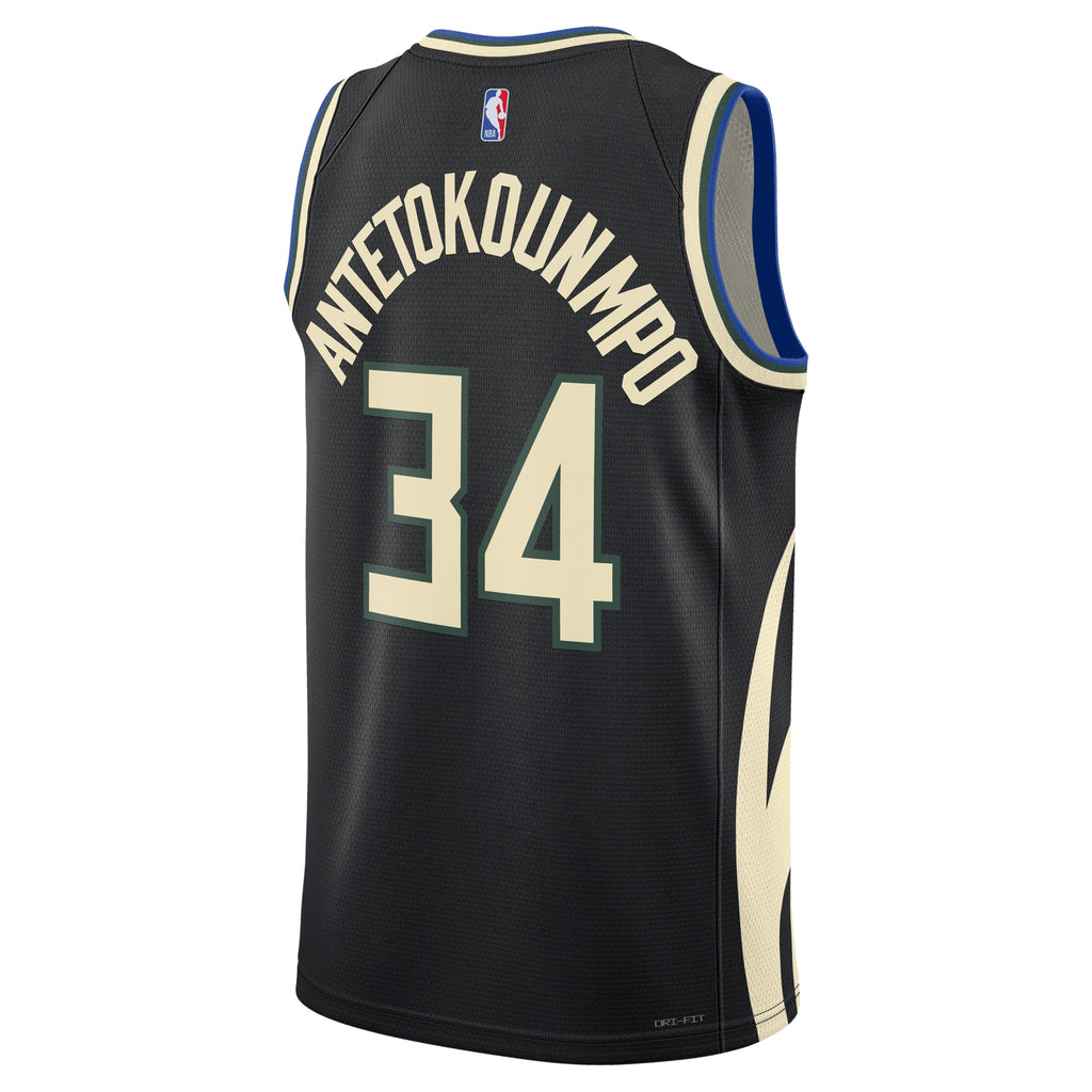 Giannis Antetokounmpo Milwaukee Bucks moisture - wicking Swingman Basketball Jersey - Mens