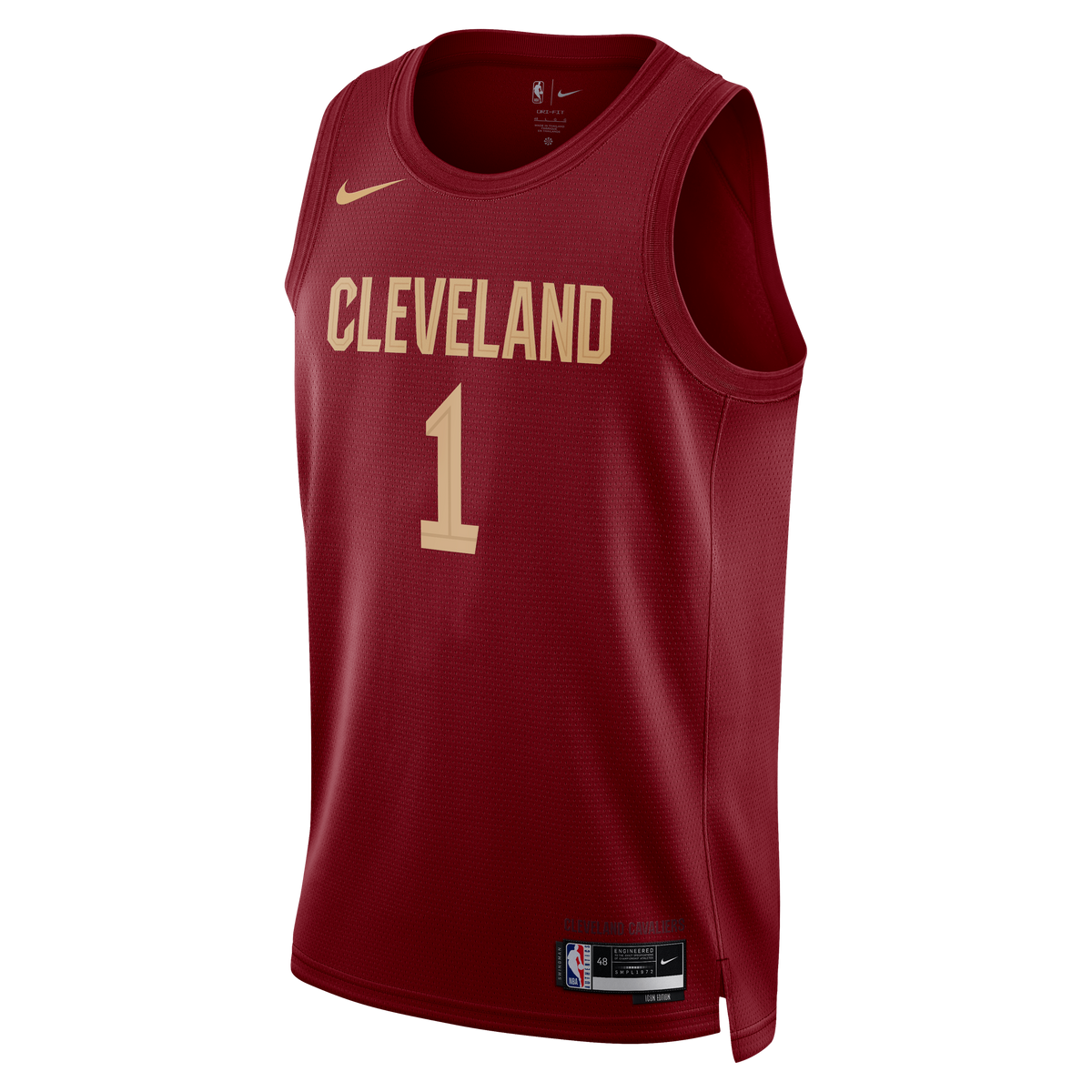 James Harden Cleveland Cavaliers Icon Edition Swingman Basketball Jersey - Wine - Unisex
