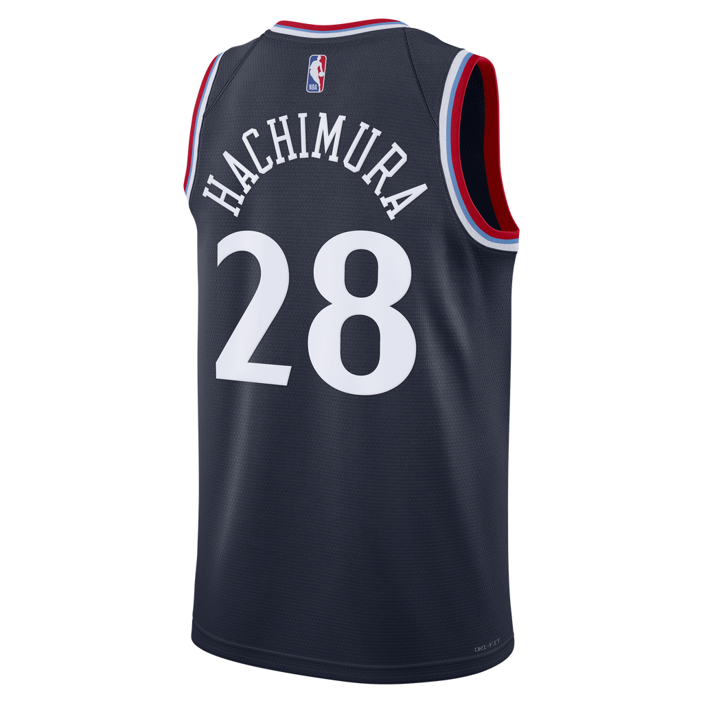 Rui Hachimura Los Angeles Clippers Icon Edition Replica Swingman Basketball Jersey - Navy - Unisex