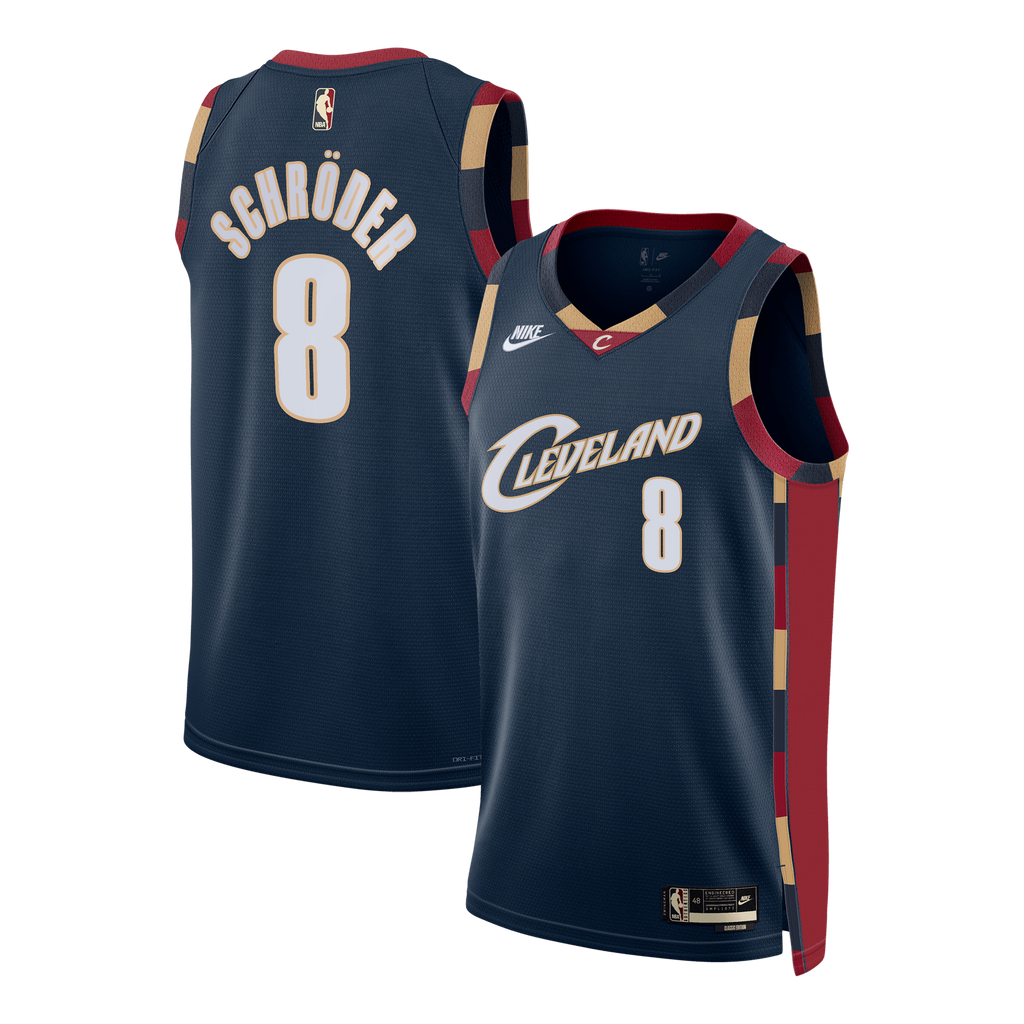 Dennis Schröder Cleveland Cavaliers Classic Edition Swingman Basketball Jersey - Navy - Unisex
