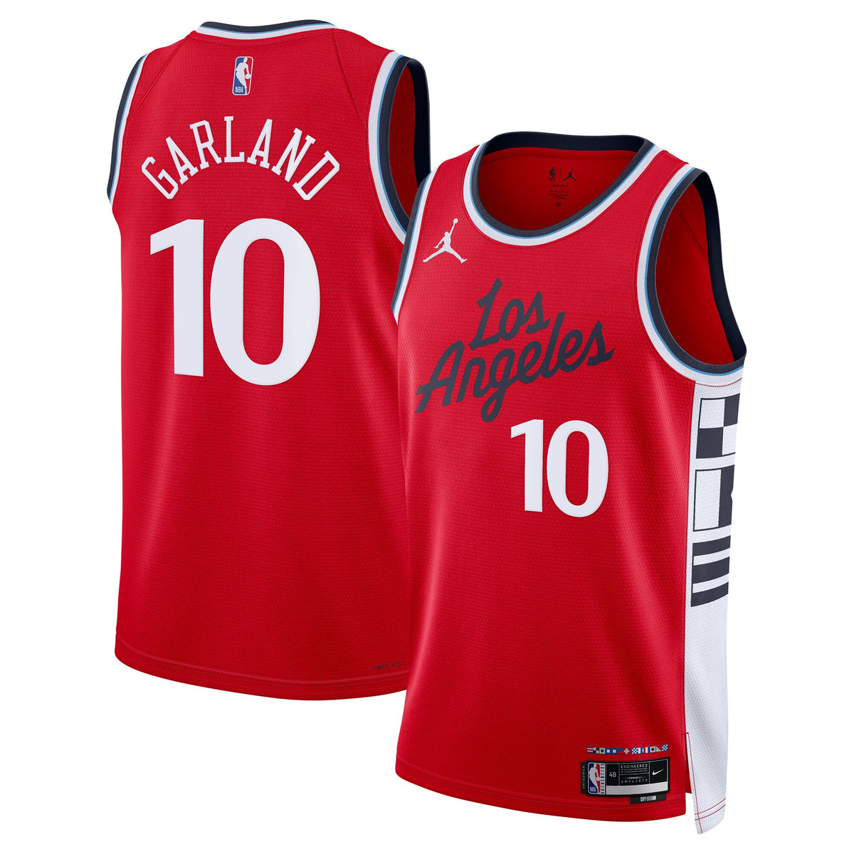 Darius Garland Los Angeles Clippers 2024/25 Statement Edition Swingman Basketball Jersey - Red - Unisex