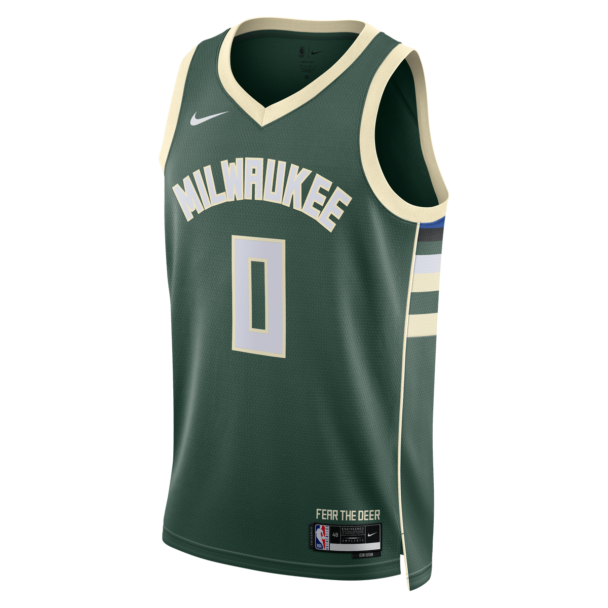 Brayden Burries Milwaukee Bucks Swingman Icon Basketball Jersey - Green - Unisex