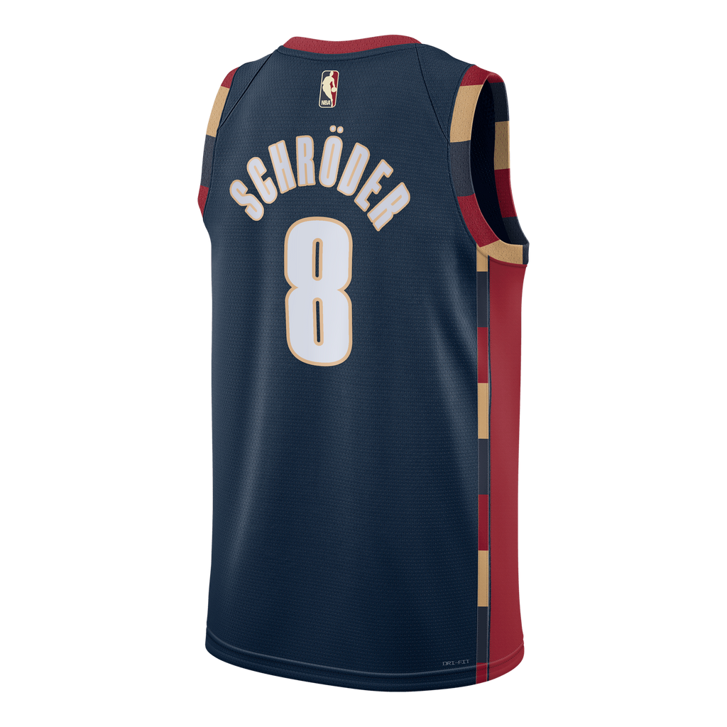 Dennis Schröder Cleveland Cavaliers Classic Edition Swingman Basketball Jersey - Navy - Unisex