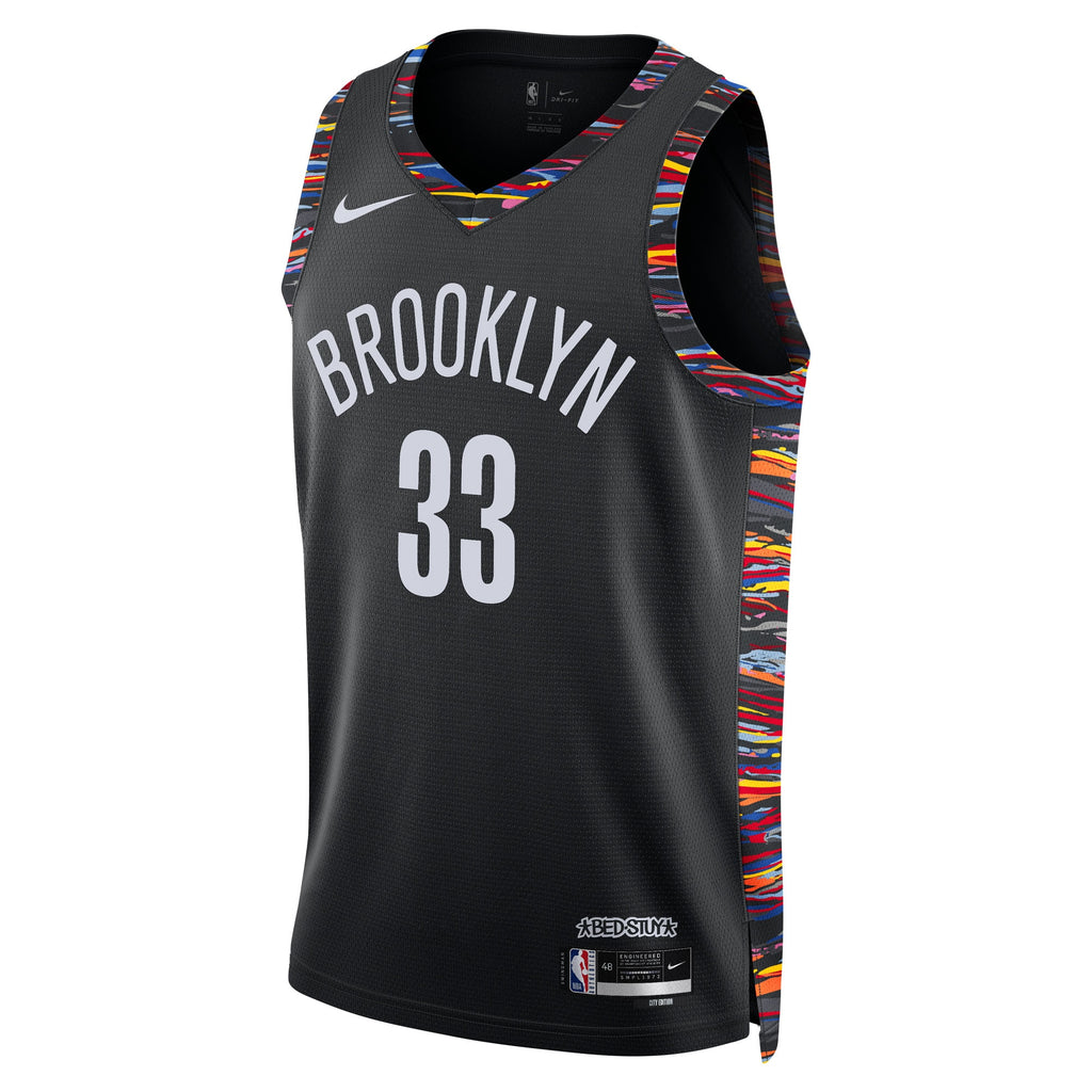 Nic Claxton Brooklyn Nets 2025/26 City Edition Swingman Basketball Jersey - Black - Unisex