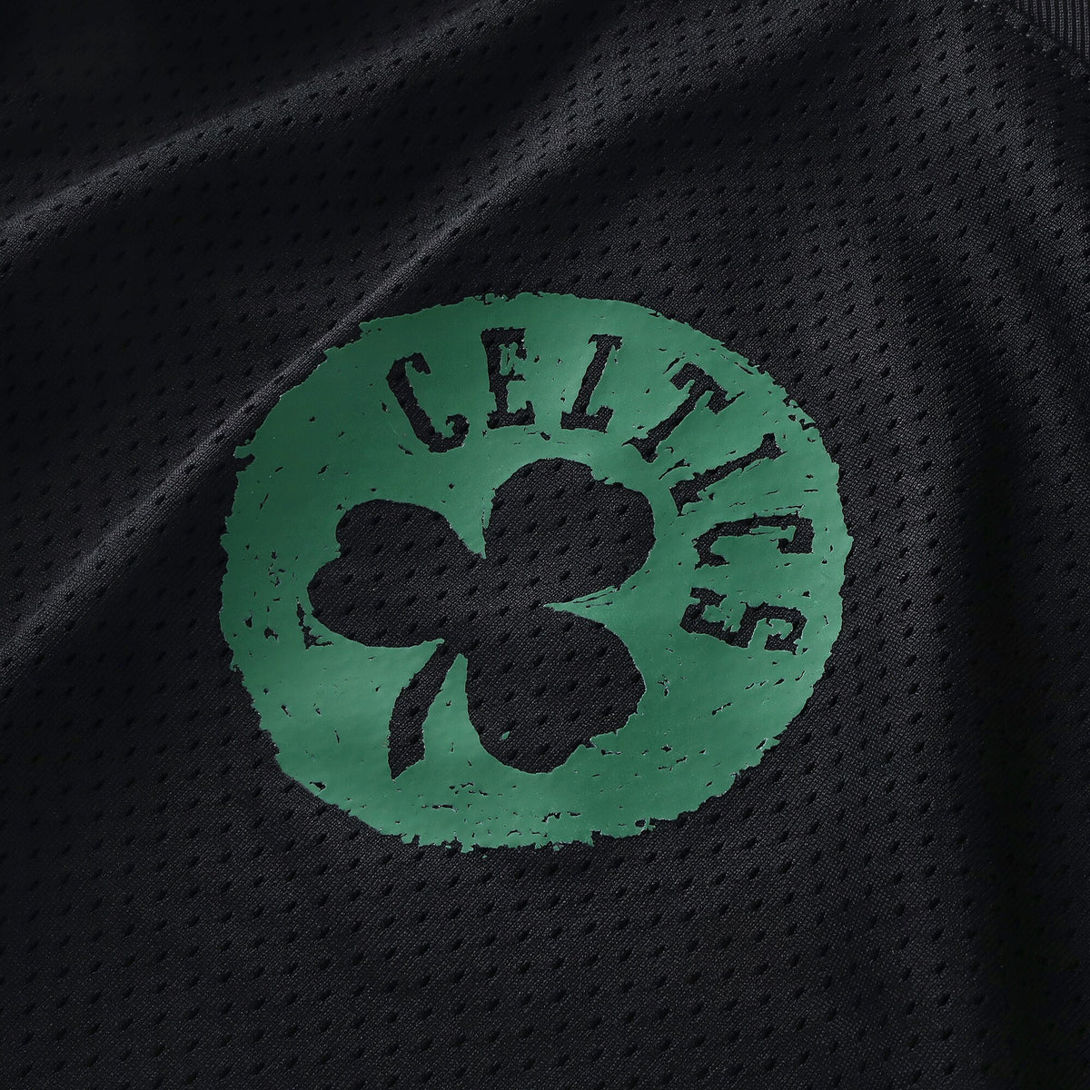 Boston Celtics Courtside Football Basketball Jersey - Black - Mens