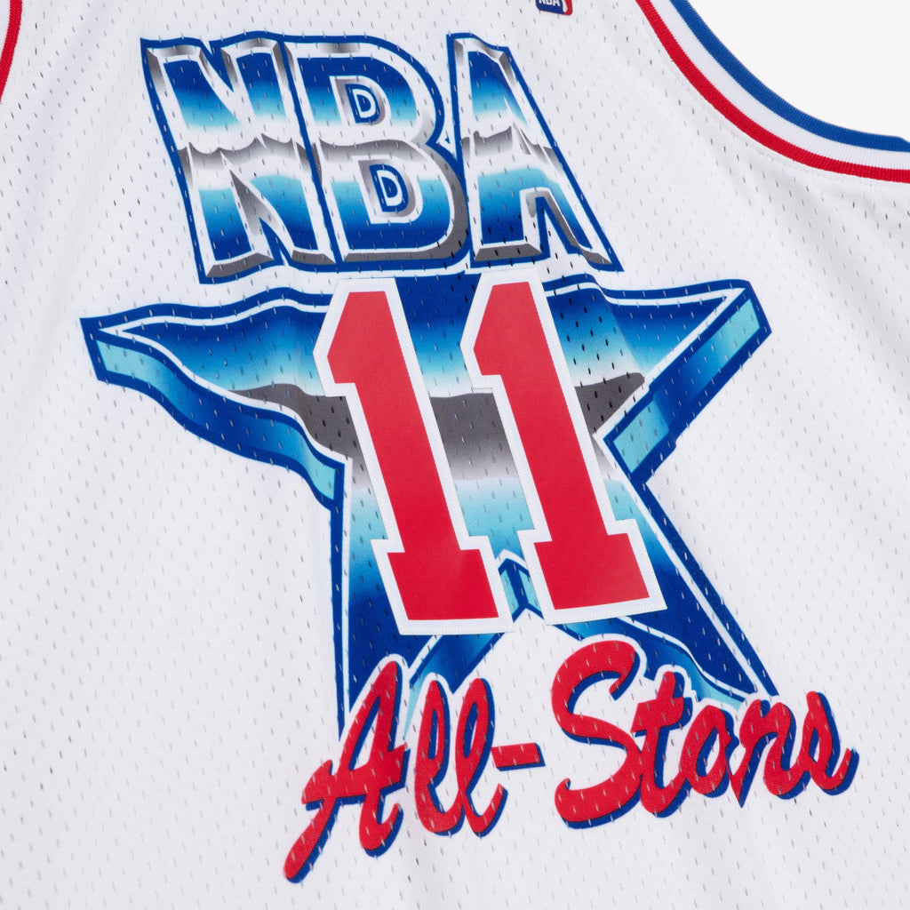 Isiah Thomas Detroit Pistons 1992 All - Star East Authentic Basketball Jersey - White