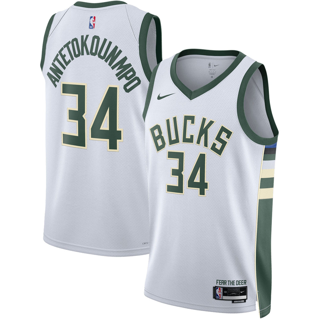 Giannis Antetokounmpo Milwaukee Bucks Swingman Association Basketball Jersey