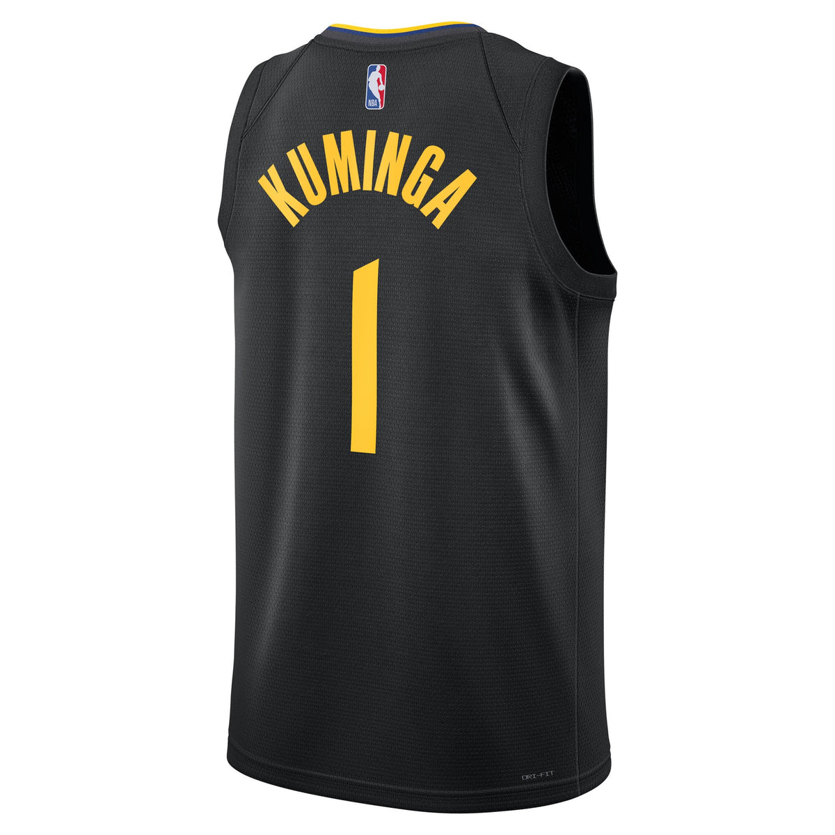 Jonathan Kuminga Golden State Warriors 2024/25 Statement Edition Swingman Basketball Jersey - Black - Unisex
