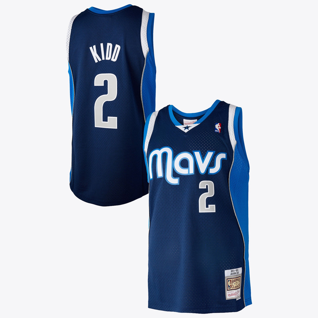 Jason Kidd Dallas Mavericks 2011 Authentic Swingman Basketball Jersey - Ash Blue