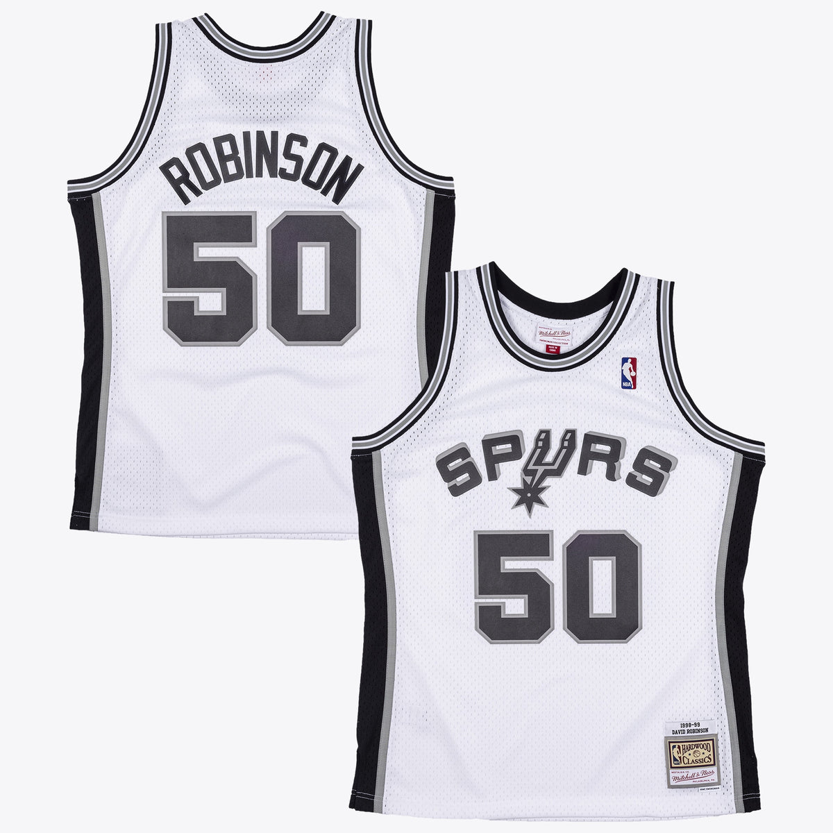 David Robinson San Antonio Spurs 1998 Authentic Swingman Basketball Jersey - White