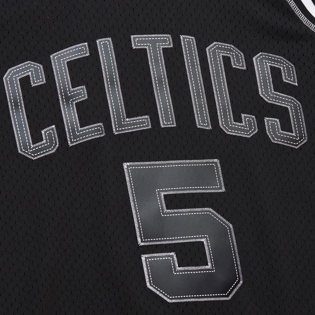 Kevin Garnett Boston Celtics 2007 Contrast 2K Swingman Basketball Jersey - Black
