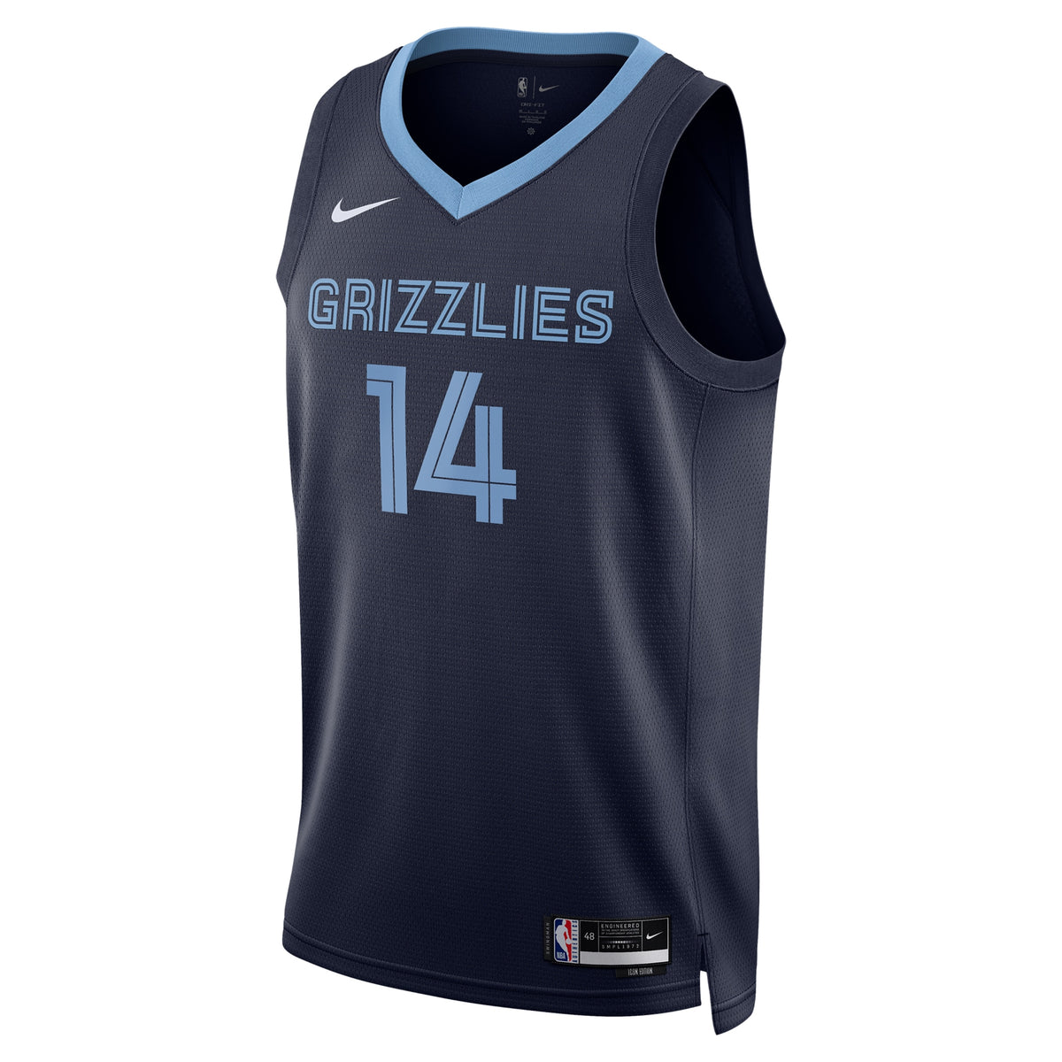 Zach Edey Memphis Grizzlies Swingman Icon Basketball Jersey - Navy - Unisex