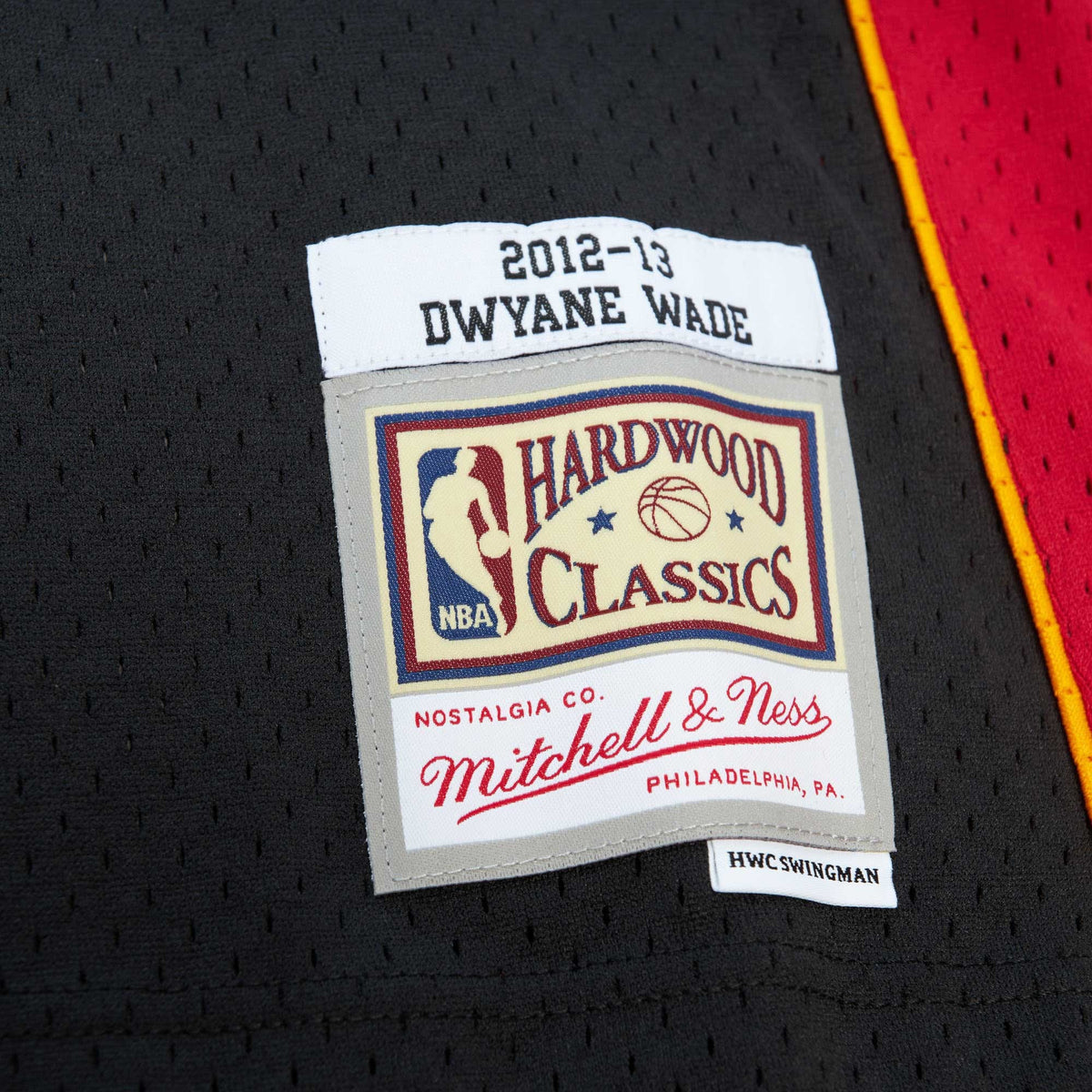 Dwyane Wade Miami Heat 2012 Hardwood Classics Swingman Road Basketball Jersey