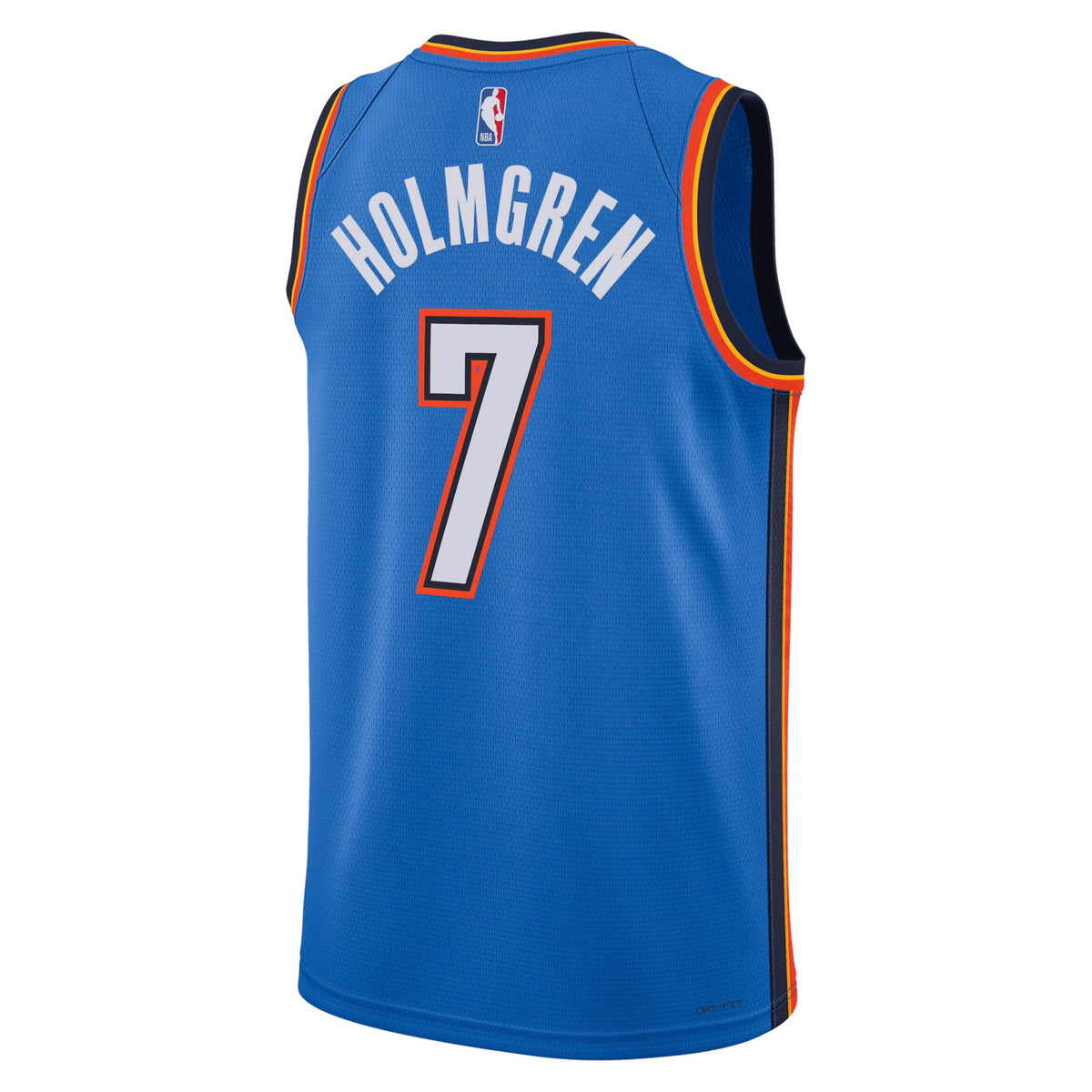 Chet Holmgren Oklahoma City Thunder Icon Edition Swingman Basketball Jersey - Blue - Unisex