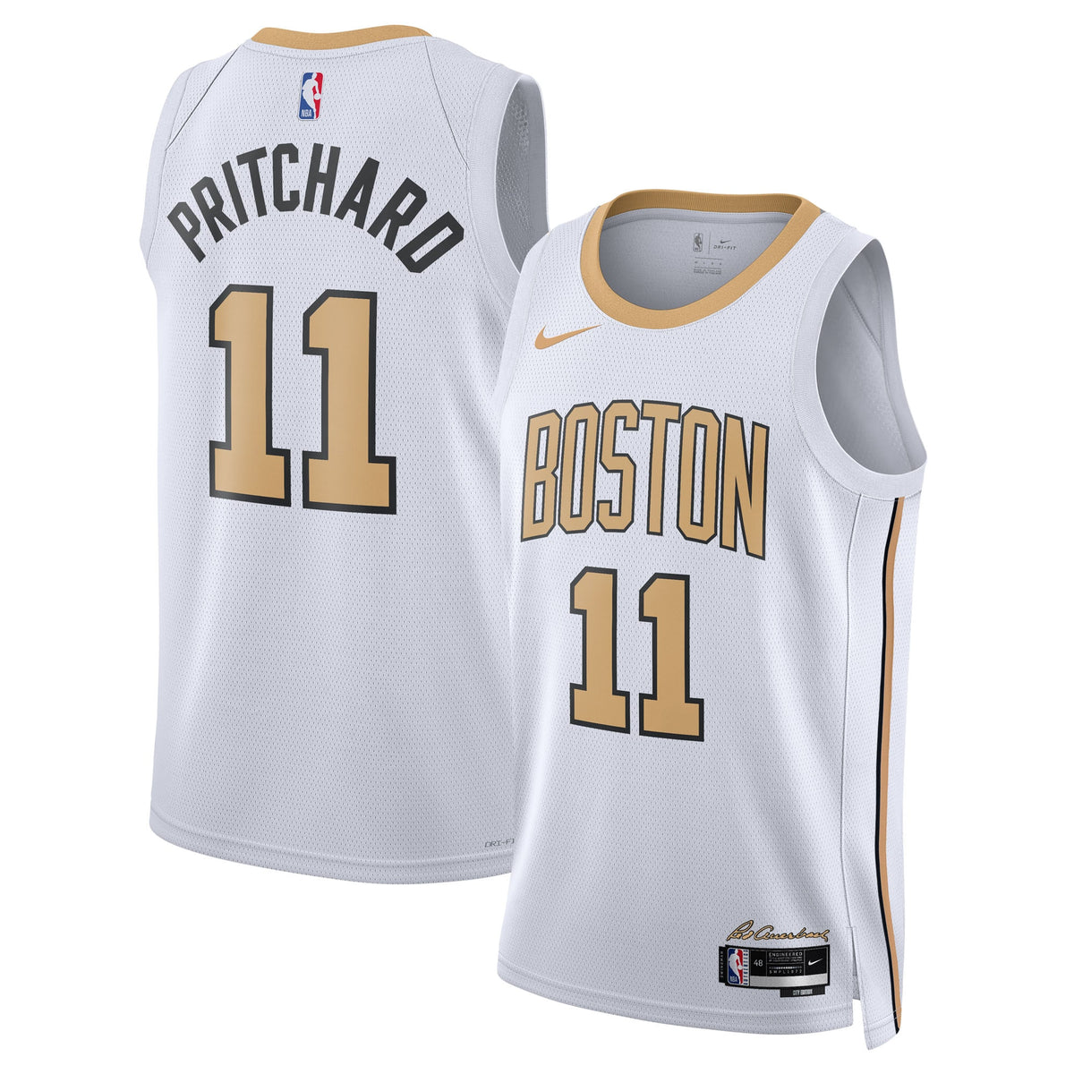 Payton Pritchard Boston Celtics 2025/26 City Edition Swingman Basketball Jersey - White - Unisex