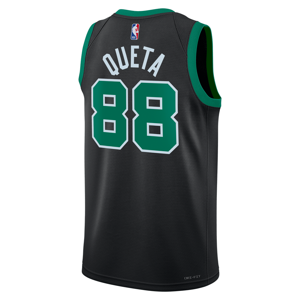 Neemias Queta Boston Celtics Statement Edition Swingman Basketball Jersey - Black - Unisex