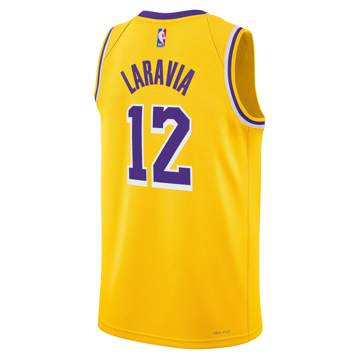 Jake LaRavia Los Angeles Lakers Icon Edition Swingman Basketball Jersey - Gold - Unisex