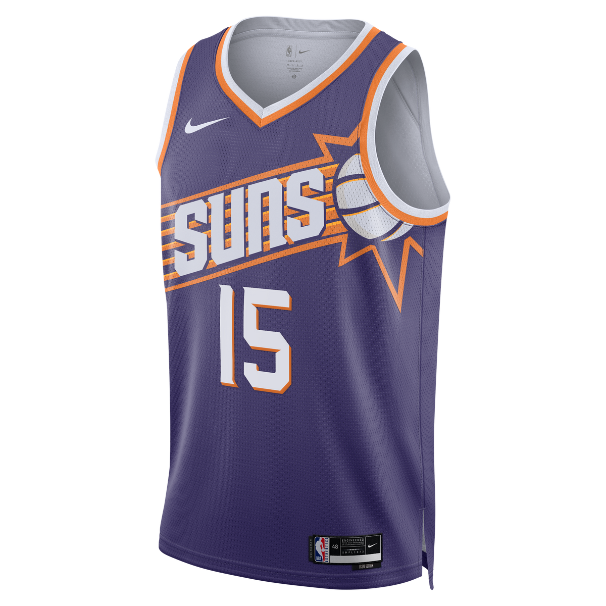 Devin Booker Phoenix Suns Icon Edition Swingman Basketball Jersey - Purple - Unisex