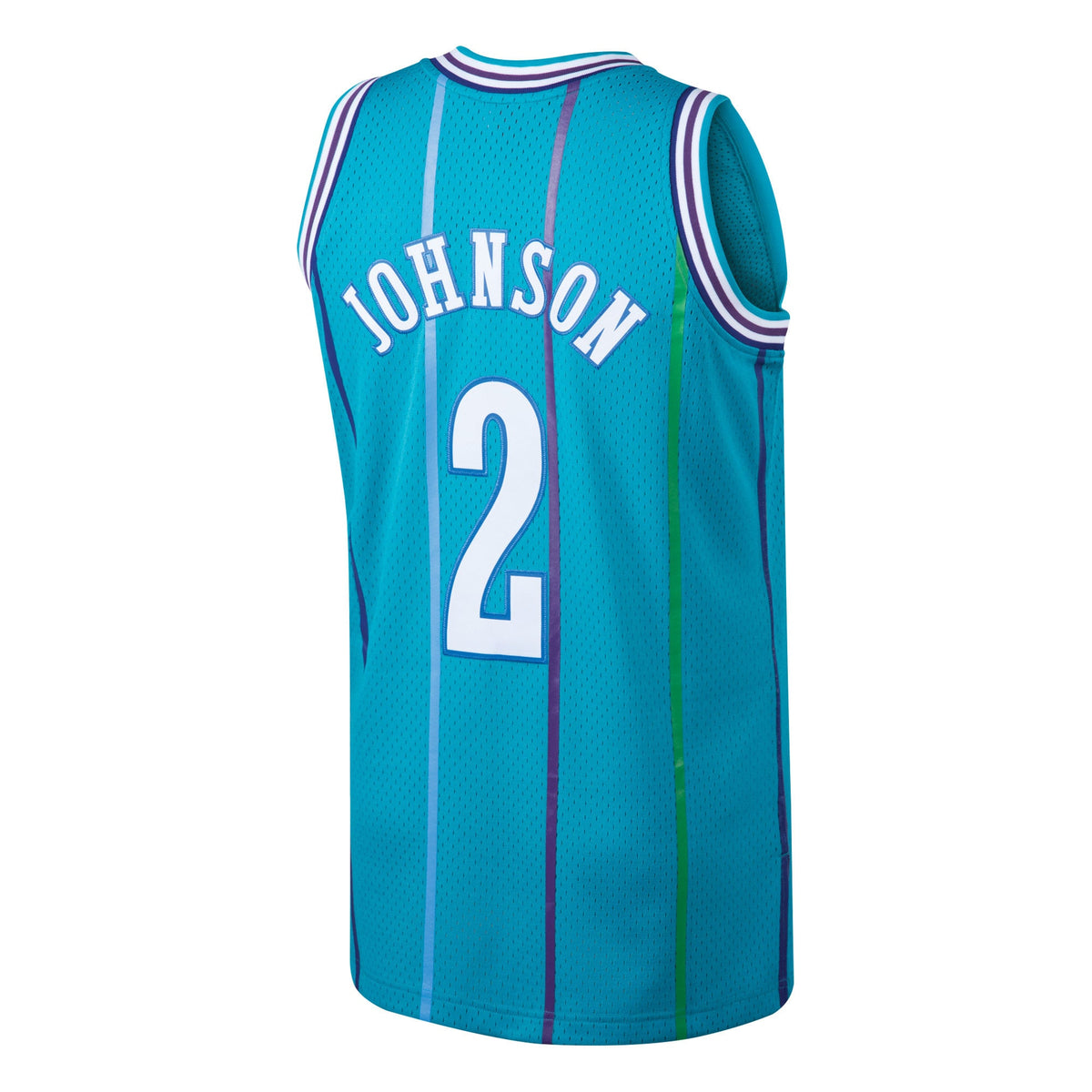 Larry Johnson Charlotte Hornets 1992 - 93 Hardwood Classics Swingman Basketball Jersey - Mens