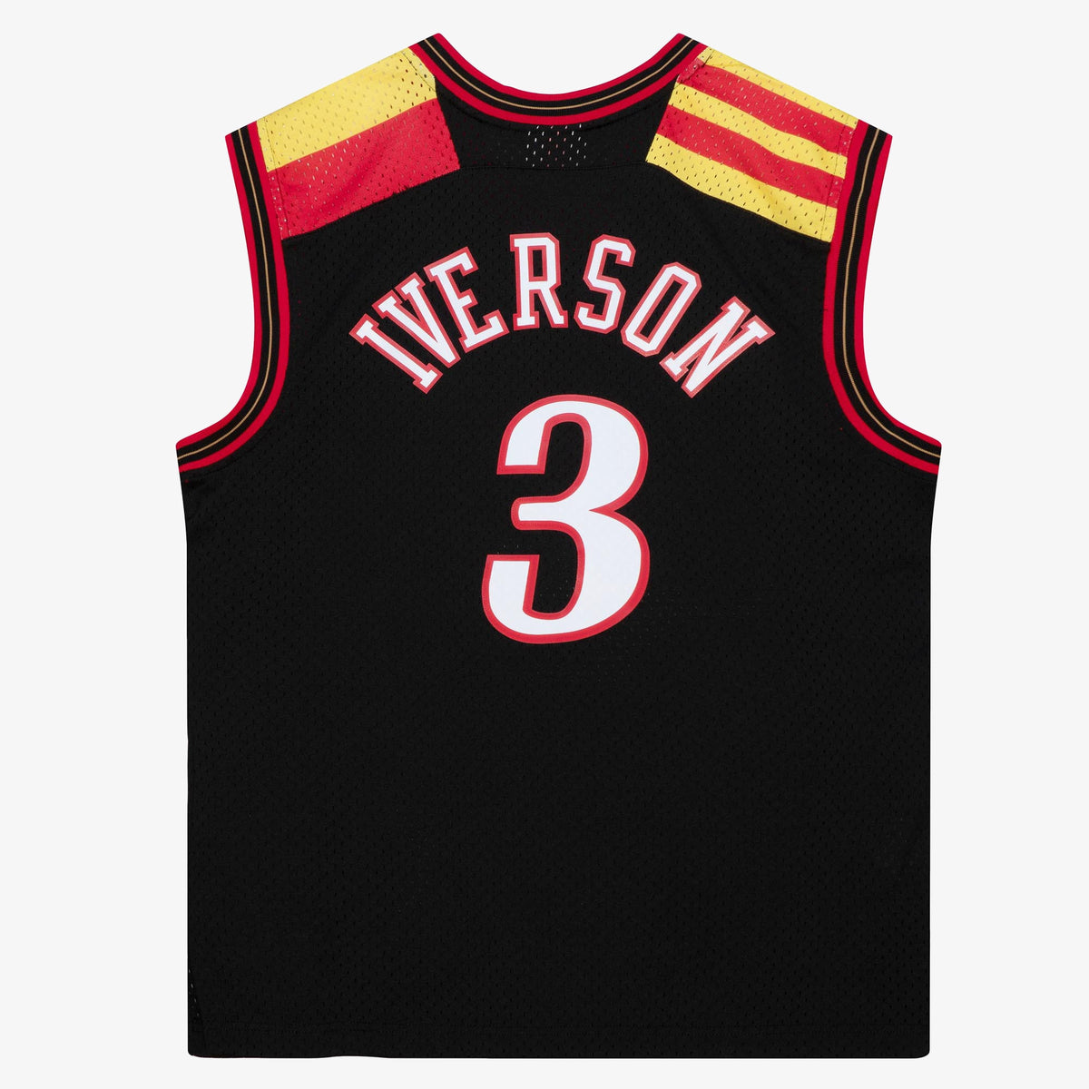 Allen Iverson Philadelphia 76ers 2006 Spain Authentic Alternate Basketball Jersey - Black