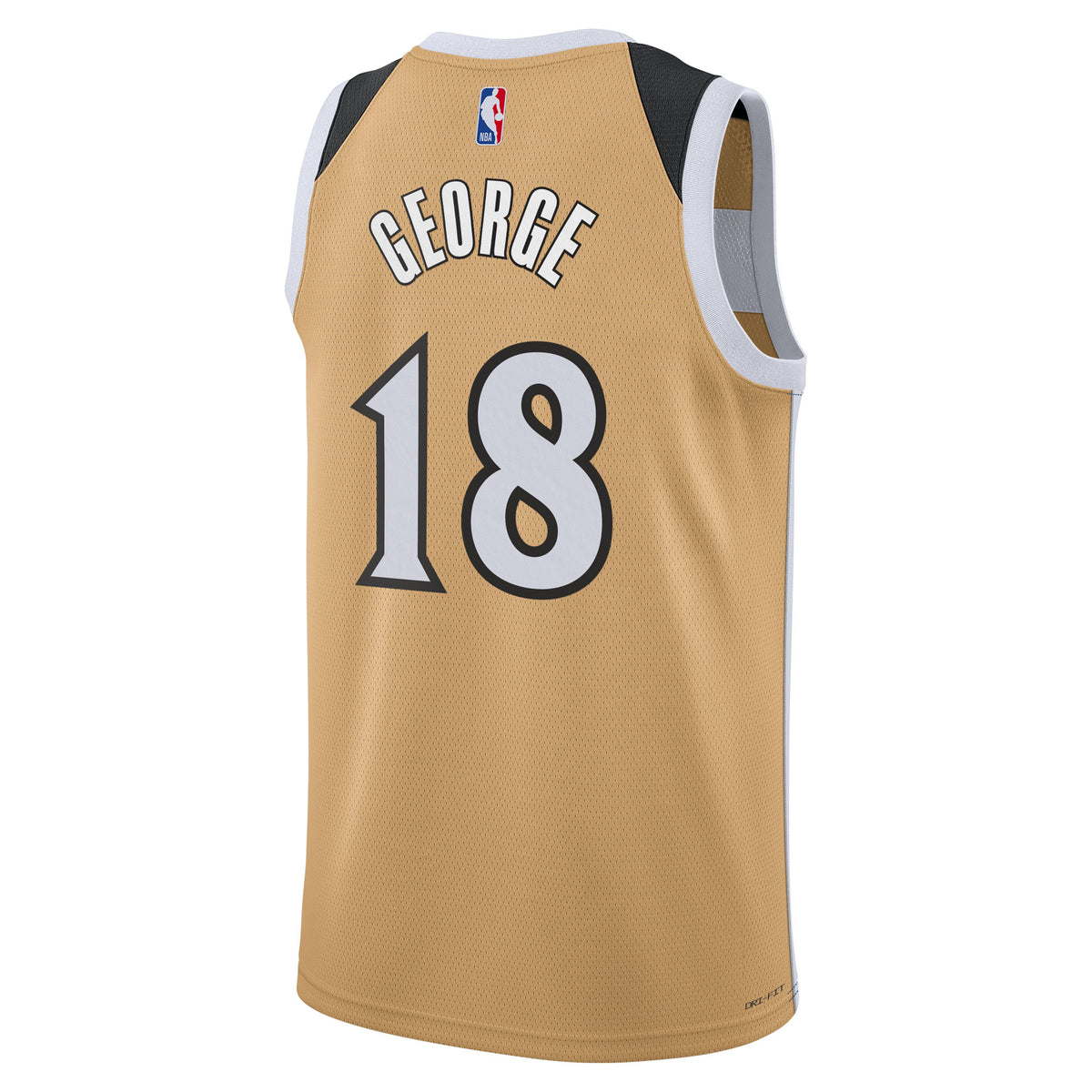 Kyshawn George Washington Wizards 2025/26 City Edition Swingman Basketball Jersey - Tan - Unisex