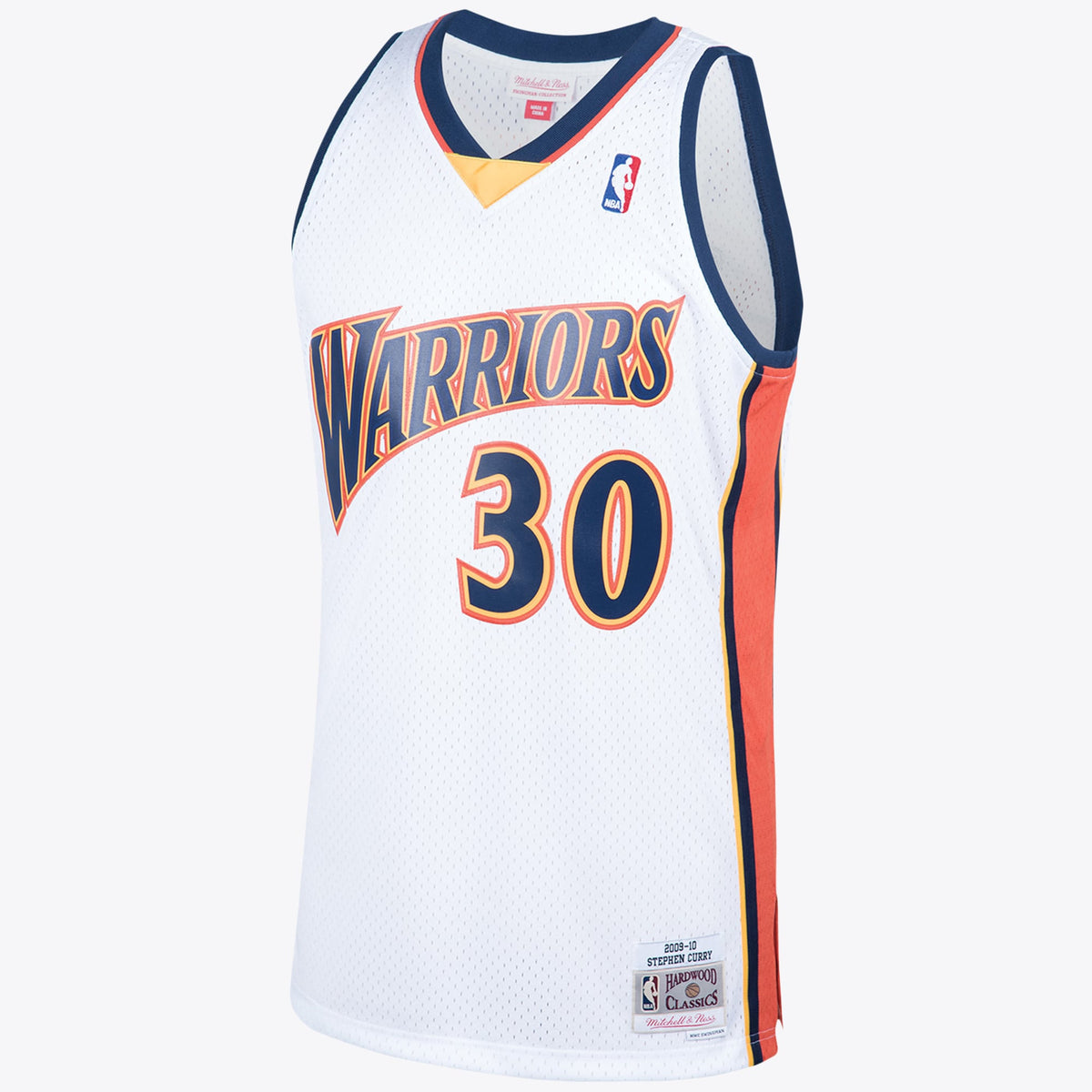 Stephen Curry Golden State Warriors 2009 Hardwood Classics Swingman Home Basketball Jersey - White - Mens