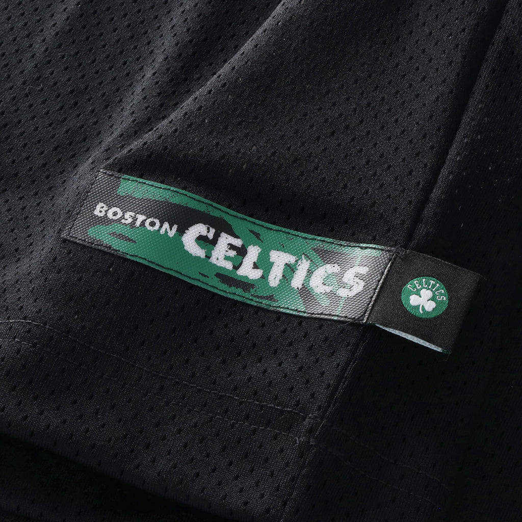 Boston Celtics Courtside Football Basketball Jersey - Black - Mens