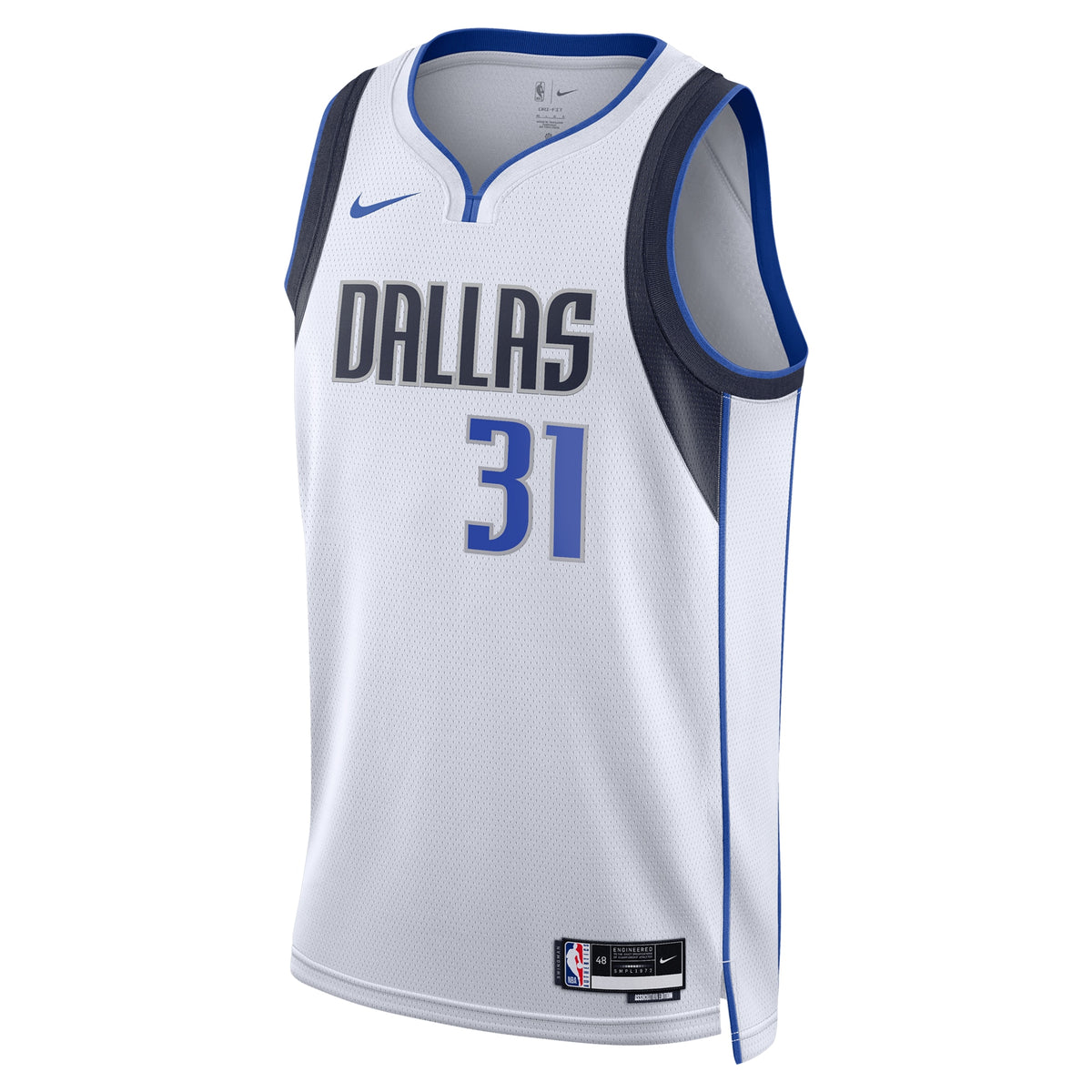 Klay Thompson Dallas Mavericks Association Edition Swingman Basketball Jersey - White - Unisex