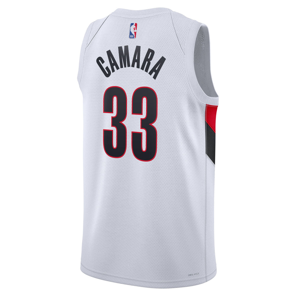 Toumani Camara Portland Trail Blazers Association Edition Replica Swingman Basketball Jersey - White - Unisex