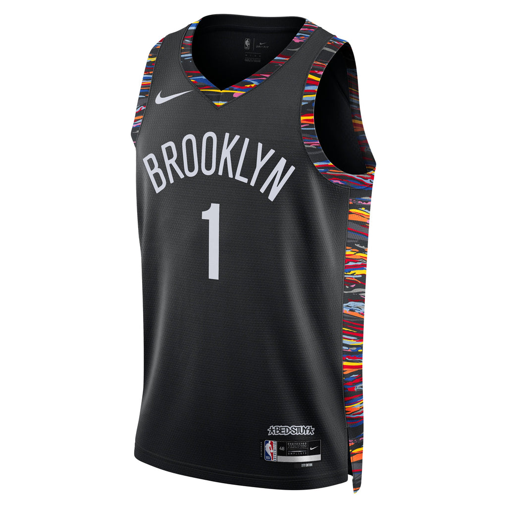 Ziaire Williams Brooklyn Nets 2025/26 City Edition Swingman Basketball Jersey - Black - Unisex