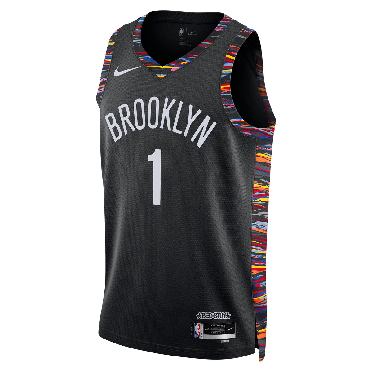 Ziaire Williams Brooklyn Nets 2025/26 City Edition Swingman Basketball Jersey - Black - Unisex