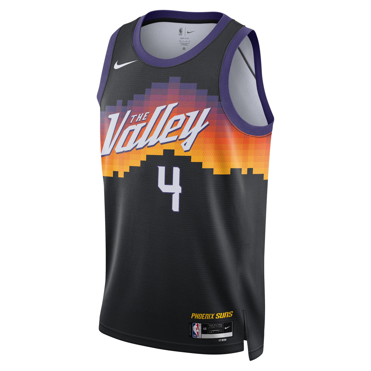 Jalen Green Phoenix Suns 2025/26 City Edition Swingman Basketball Jersey - Black - Unisex
