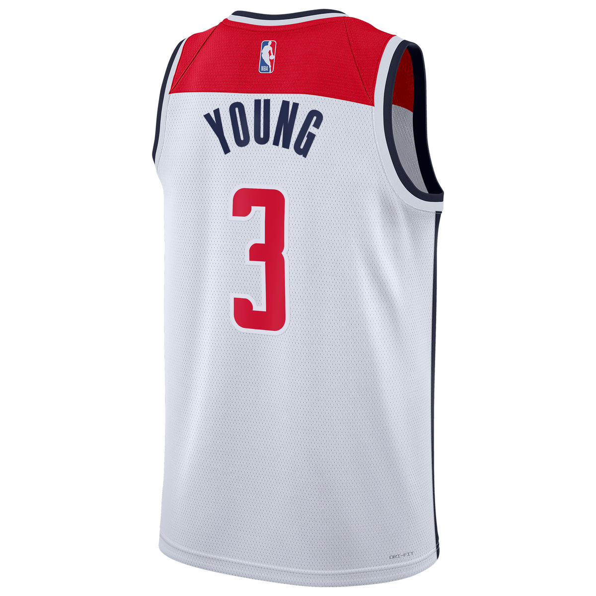 Trae Young Washington Wizards Association Edition Swingman Basketball Jersey - White - Unisex