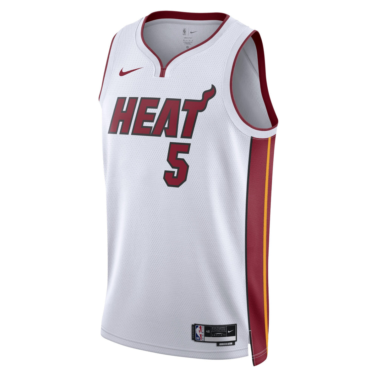Nikola Jović Miami Heat Association Edition Swingman Basketball Jersey - White - Unisex