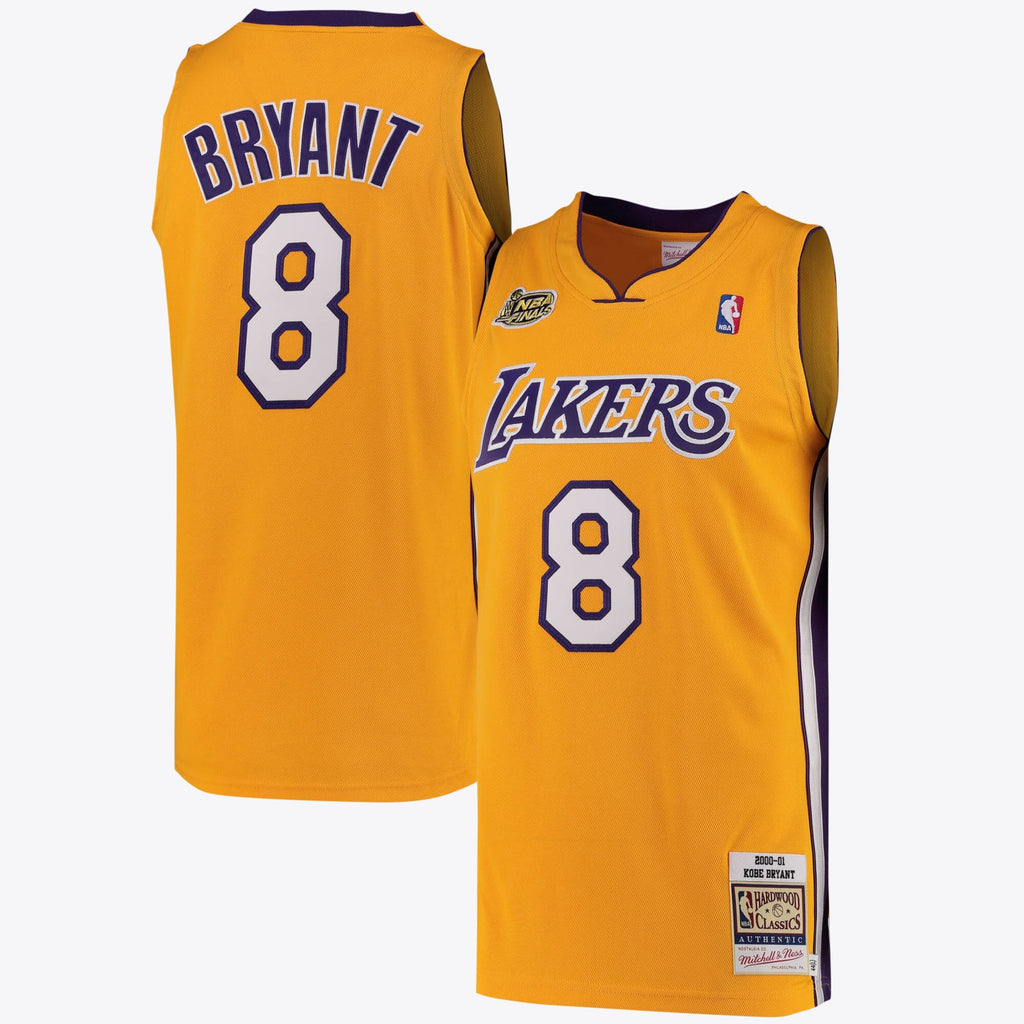 Kobe Bryant Los Angeles Lakers 2000 - 01 Hardwood Classics Authentic Basketball Jersey - Mens