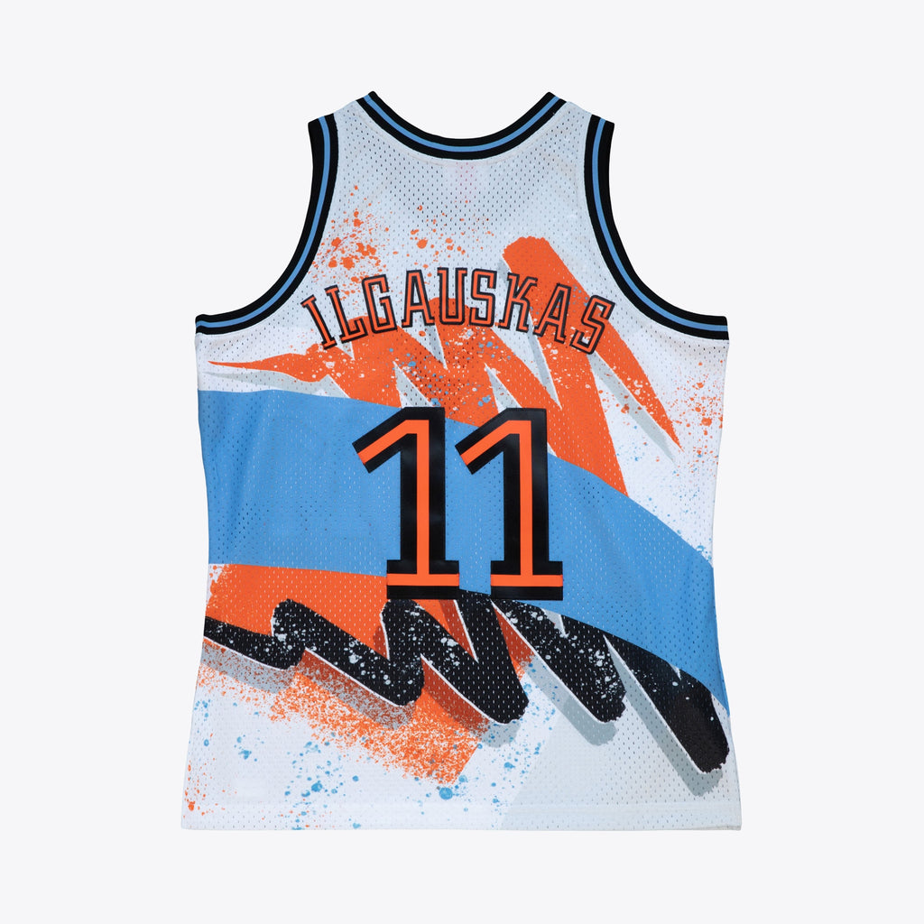Zydrunas Ilgauskas Cleveland Cavaliers 1997 Hyper Hoops Swingman Basketball Jersey - White