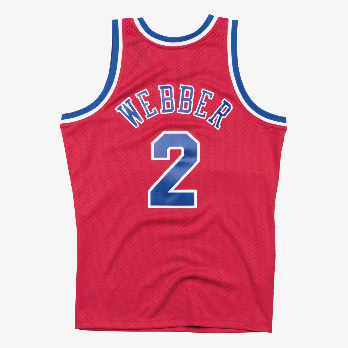 Chris Webber Washington Bullets 1994 Authentic Swingman Road Basketball Jersey - Scarlet
