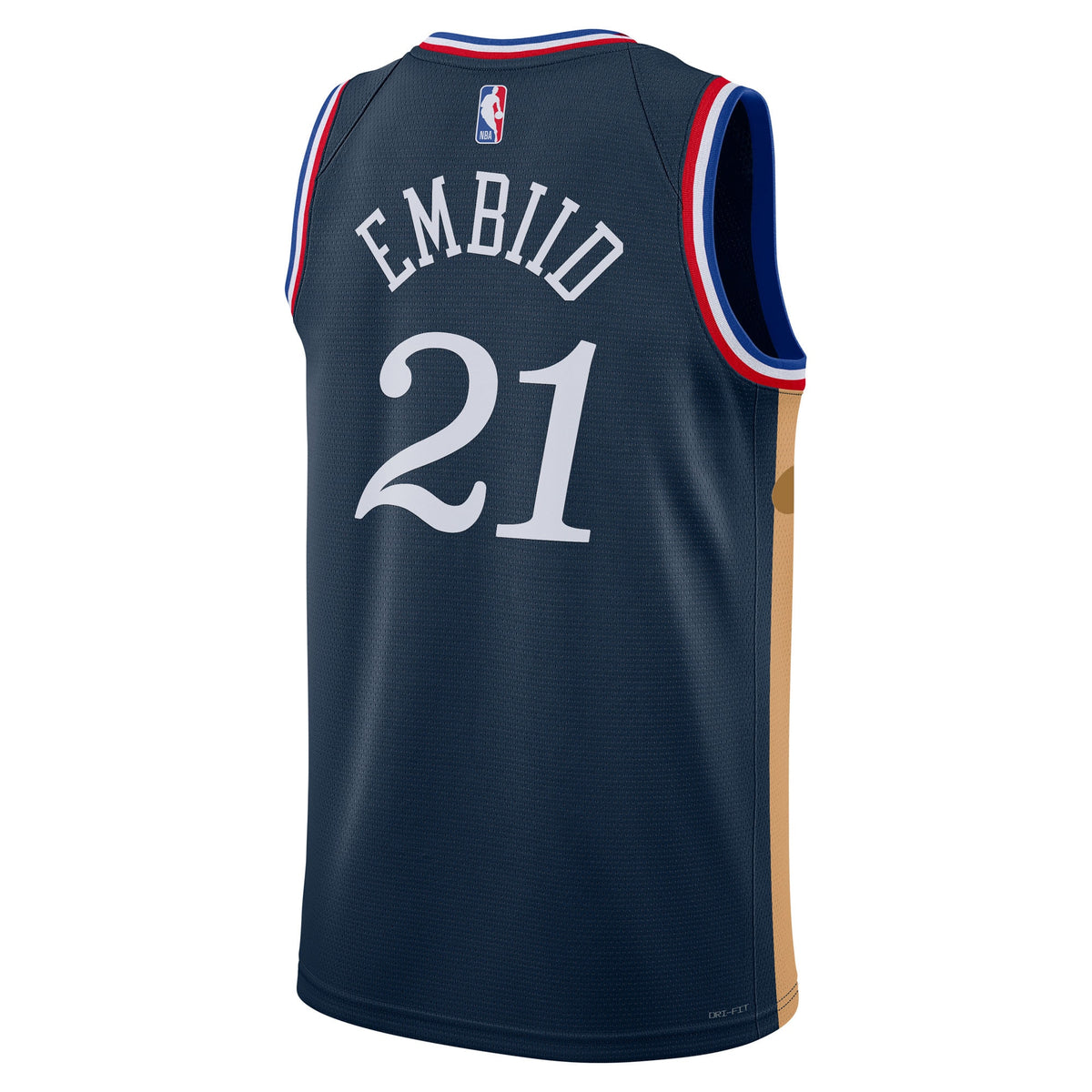 Joel Embiid Philadelphia 76ers 2025/26 City Edition Swingman Basketball Jersey - Navy - Unisex