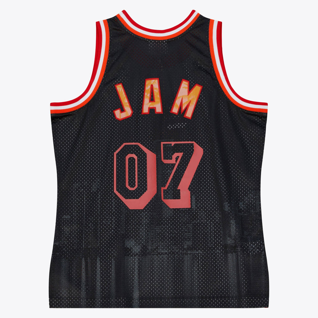 M&N x Nicky Jam Miami Heat Swingman Basketball Jersey