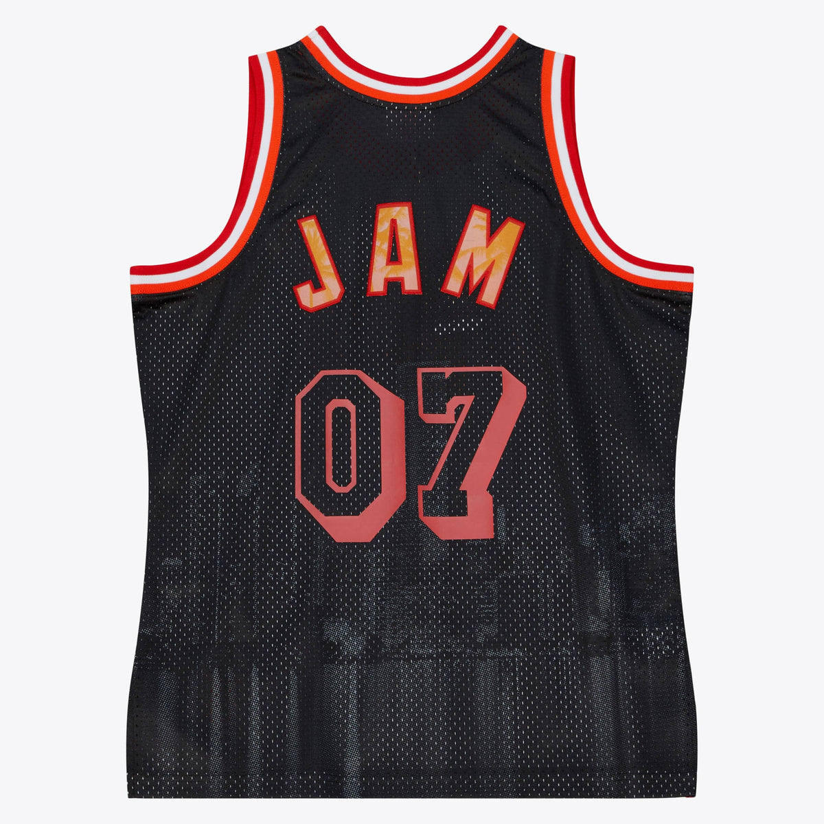 M&N x Nicky Jam Miami Heat Swingman Basketball Jersey